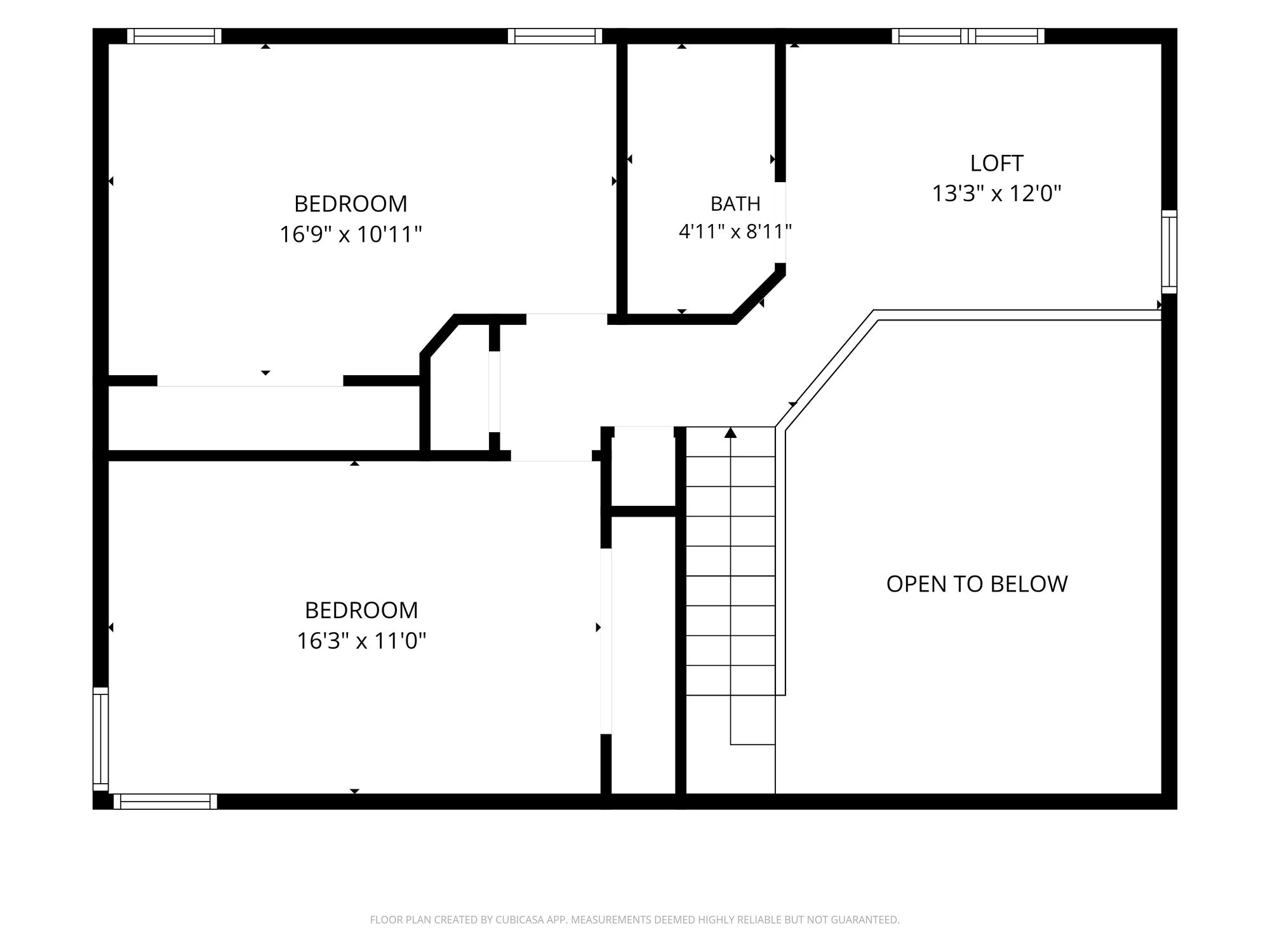 Digital floor plan schematic from the 2258 Tiffany Ln listing