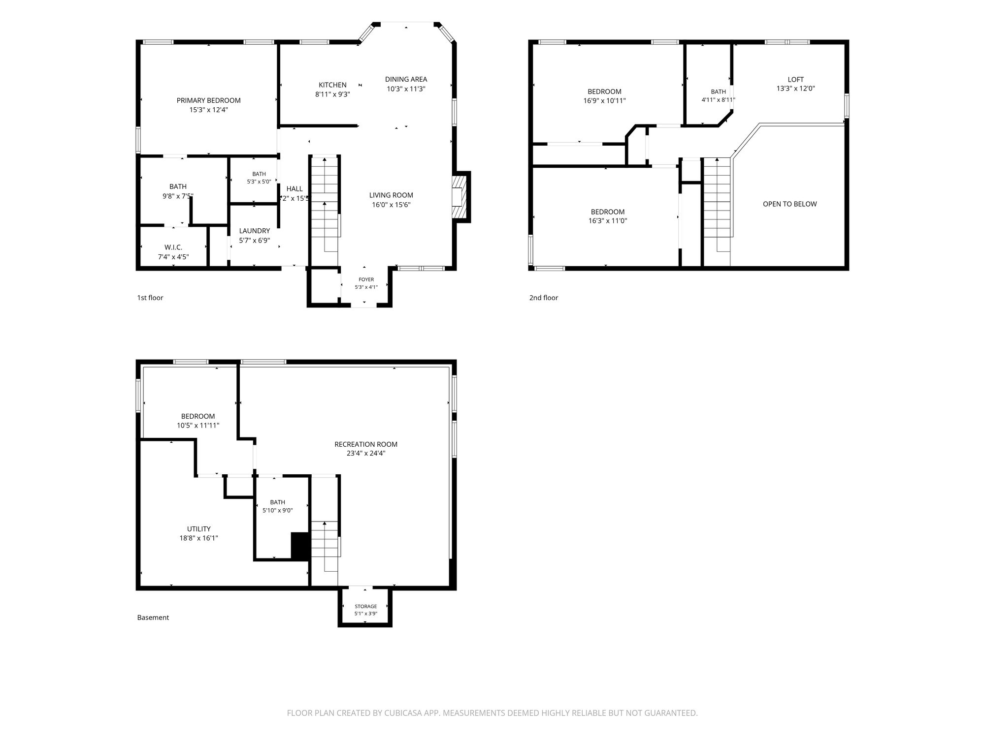 Digital floor plan schematic from the 2258 Tiffany Ln listing, a second level