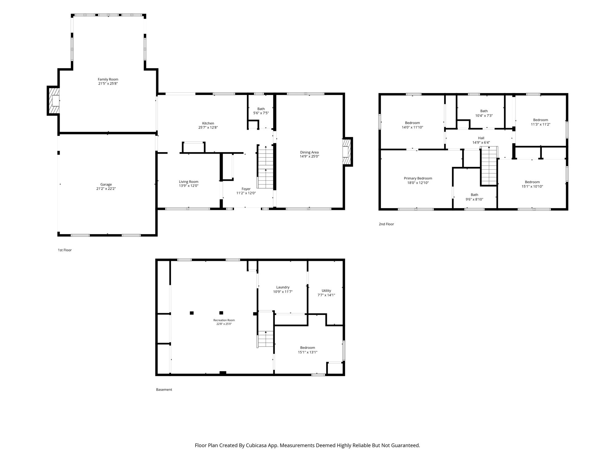 Digital floor plan schematic from the 5250 Kellen Ln listing, a second level