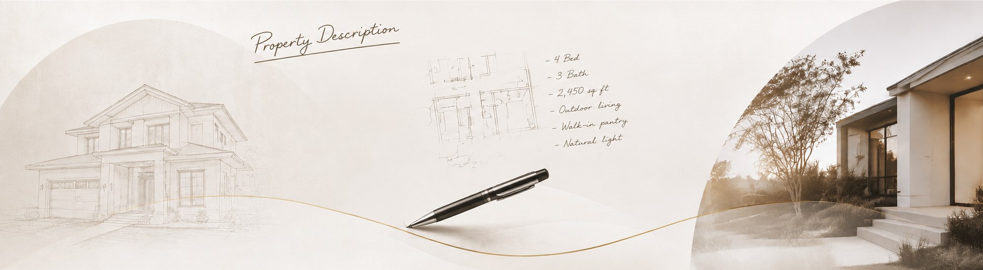Example of a custom-written property listing description
